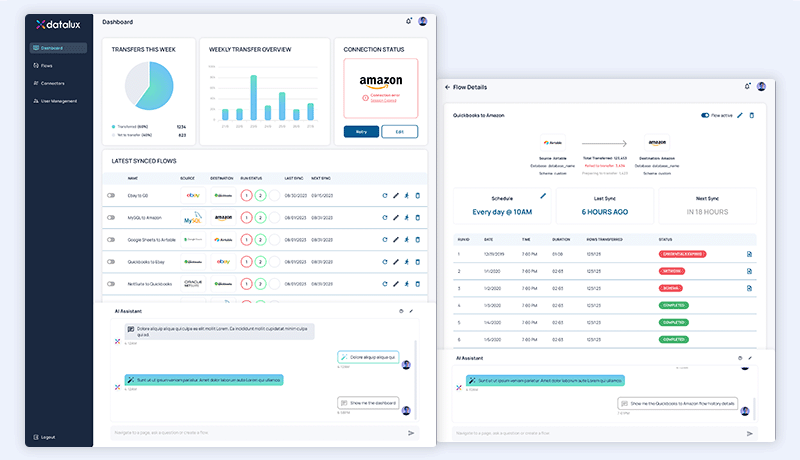 DataLux Tube screenshot